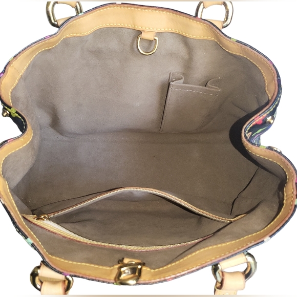 🔥SOLD🔥LOUIS🌻VUITTON Aurelia MURAKAMI Black Multicolored Bag 💞RARE💞 - Picture 15 of 17